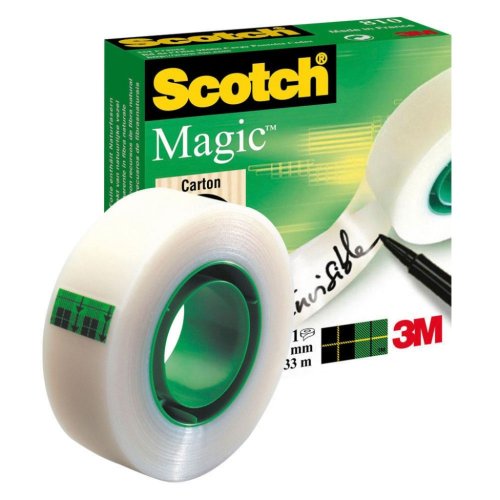 Cinta Adhesiva Scotch Mágica 19mm x 33m - Caja
