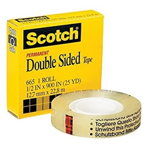 Cinta Adhesiva Scotch Doble Faz 12mm x 22.8m - Caja