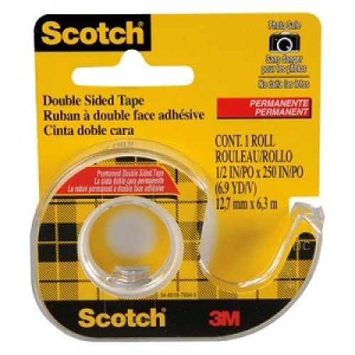Cinta Adhesiva Scotch Doble Faz 12mm x 6.3m - Racionador