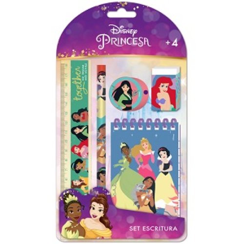 Set de Escritura Disney Princesas - Blister 5 Piezas