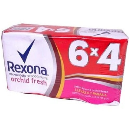 Jabón de Tocador Rexona Orchid Fresh - Pack 6 x 125gr