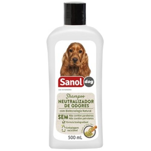 Shampoo Neutralizador de Olores Sanol Dog - 500cc
