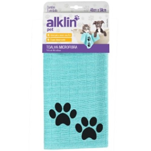 Toalla de Microfibra para Mascotas Alklin Pet - 48 x 58cm