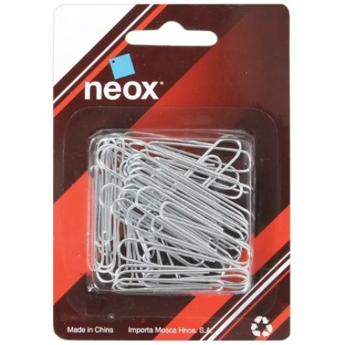 Clips Neox Metal 25mm - 100 unidades