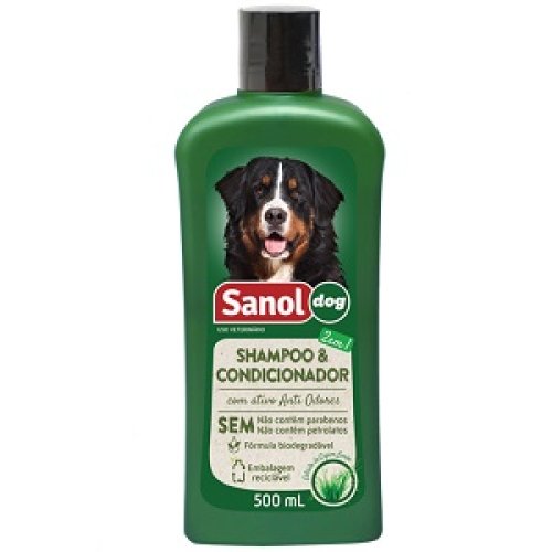 Shampoo & Acondicionador Sanol Dog - 500cc