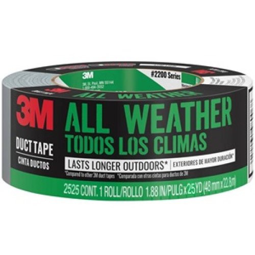 Cinta Ducto 3M Todo Clima #2525 Gris 48mm x 22.8m