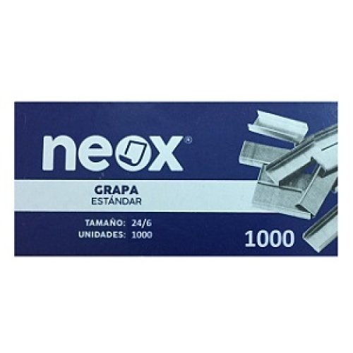 Broches Neox #24/6 - Caja 1000 unidades