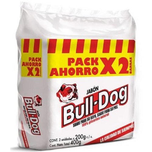 Jabón en Barra Ropa Bull-Dog - Pack 2 x 200gr