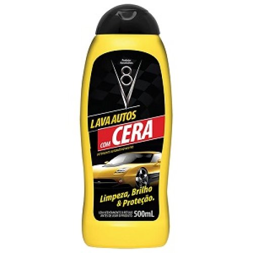 Shampoo con Cera V8 para Autos - 500cc