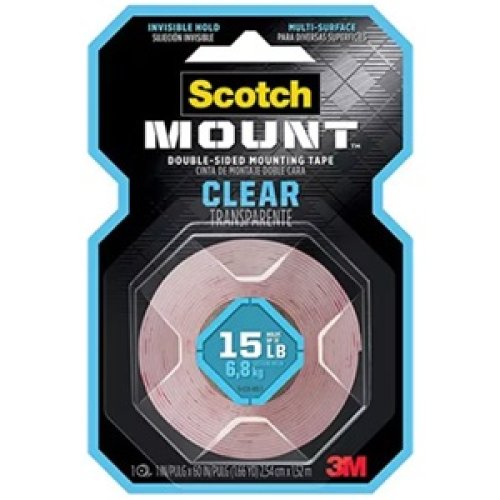 Cinta de Montaje Scotch Interior Clear 25.4mm x 1.52m