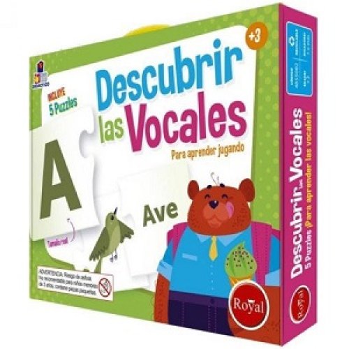 Juego Descubrir las Vocales en Valija Royal