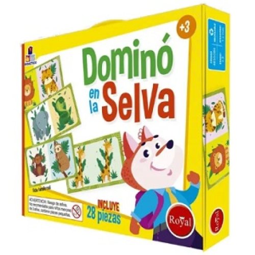 Juego Dominó en la Selva en Valija Royal