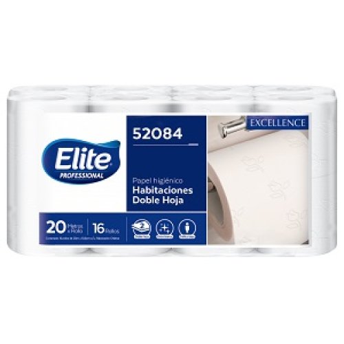 Papel Higiénico Elite Rollito 2 Hojas 20m - 48 rollos