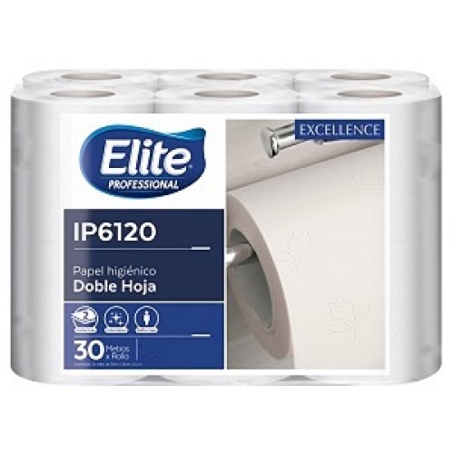 Papel Higiénico Elite Rollito 2 Hojas 30m - 40 rollos