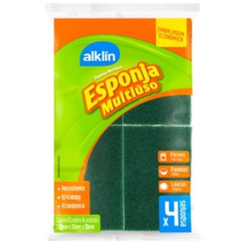 Esponja Multiuso Alklin - 4 unidades