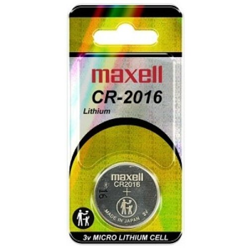 Pila Alcalina Maxell Botón CR2016 - 1 unidad