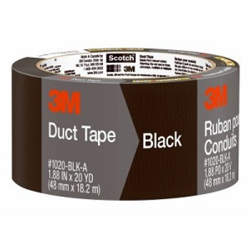 Cinta Ducto 3M Multiuso #3920 Negra 48mm x 18.2m