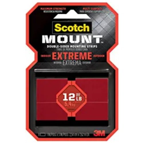 Tiras de Montaje Scotch Exterior Extreme 8 x 25mm x 76mm