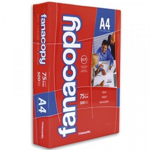 Papel Fotocopia Fanacopy A4 75gr - Resma x 500 hojas