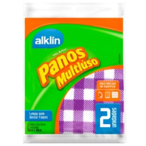 Paño Multiuso Estampado Alklin 36 x 40 cm - 2 unidades