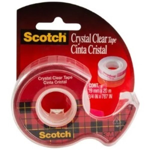 Cinta Adhesiva Scotch Cristal 19mm x 20m - Racionador