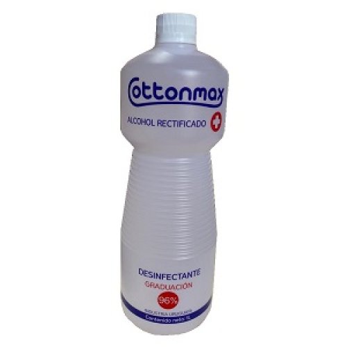 Alcohol Rectificado al 96% Cottonmax - 1 lt