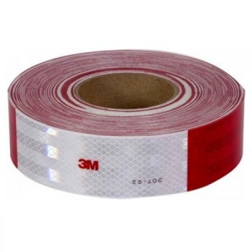 Cinta Reflectiva 3M Roja-Blanca 983-326 - 50mm x 45.7m