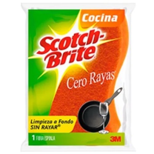 Esponja Cero Rayas Naranja Scotch-Brite