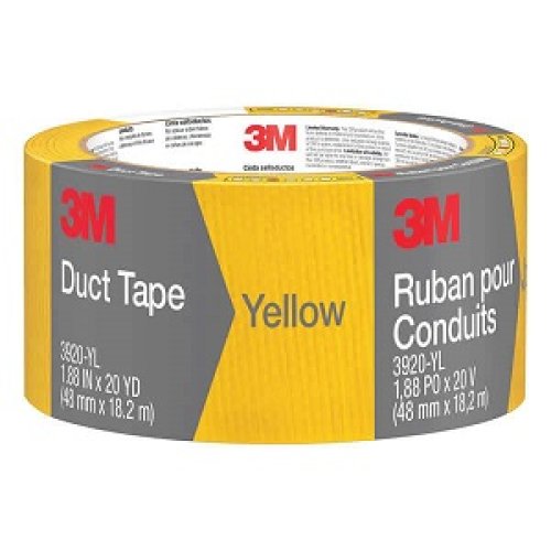 Cinta Ducto 3M Multiuso #3920 Amarilla 48mm x 18.2m