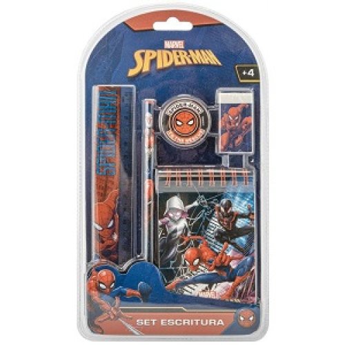 Set de Escritura Spiderman - Blister 5 Piezas