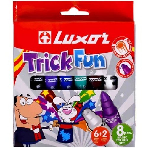 Marcador Luxor Trick Fun - 8 Colores
