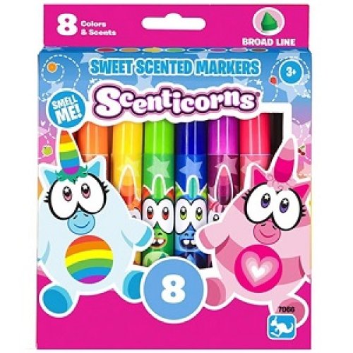 Marcador Scenticorns Perfumado - 8 Colores Finos