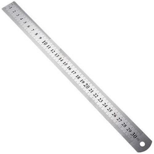 Regla Metálica Caballito 30cm