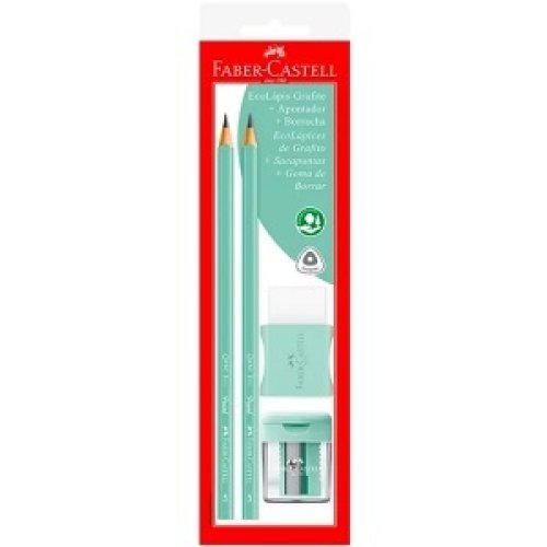 Set de Escritura Faber Castell Pastel - 4 Piezas - Verde