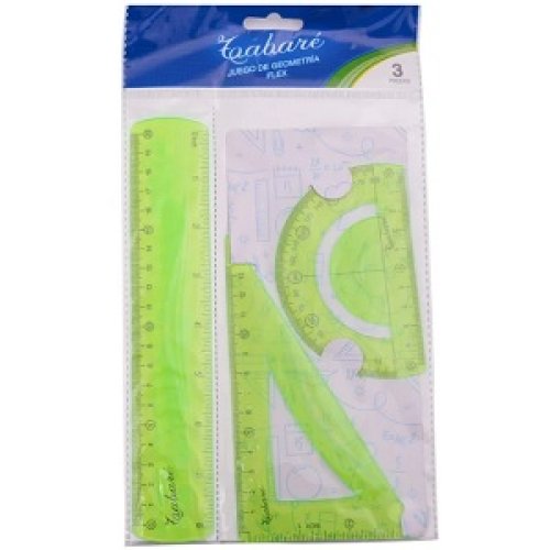 Juego de Geometría Tabaré Flex 20cm