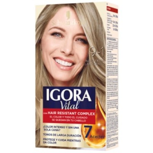 Igora Vital 9-1 Rubio Extra Claro Cenizo - Kit