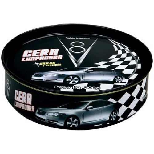 Cera en Pasta V8 Autos Lata 200gr - 1 unidad